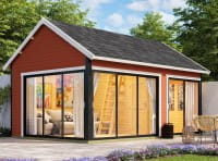 Lasita Maja Gartenhaus Murano 3 schwedenrot