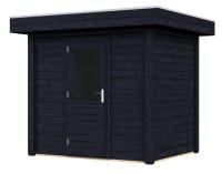 Lugarde Gartenhaus Hamburg schwarz 250 x 200 cm