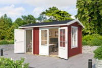 Gartenhaus Wrexham 1 Farbbehandlung Schwedenrot von Lasita Maja