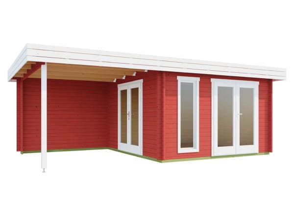 Lasita Maja Gartenhaus Anders schwedenrot