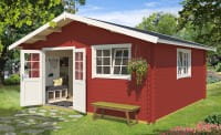 Gartenhaus Gotland 7F von Lasita Maja Schwedenrot