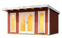 Lasita Maja Gartenhaus Sizilien 1 schwedenrot