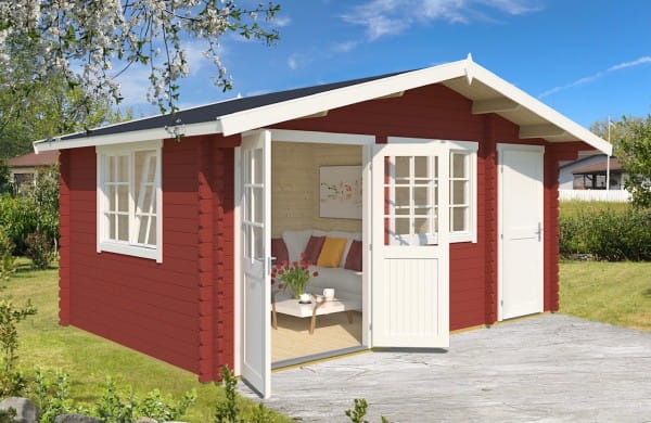 Gartenhaus Borkum 6 schwedenrot von Lasita Maja