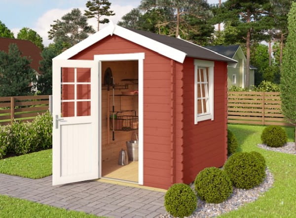 Lasita Maja Gartenhaus Wels 1 schwedenrot
