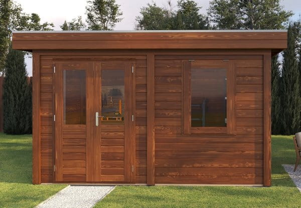Lugarde Gartenhaus Freiburg 388 x 250 cm braun