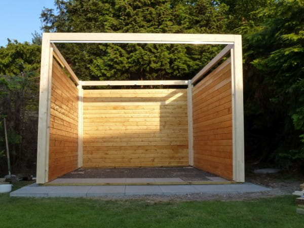 Karibu_Gartenhaus_Cubus_Front